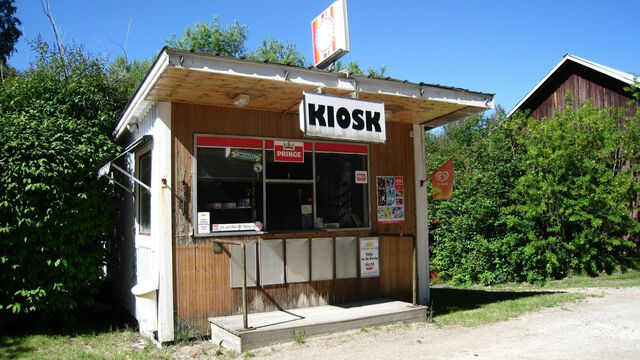 Klassischer Kiosk
