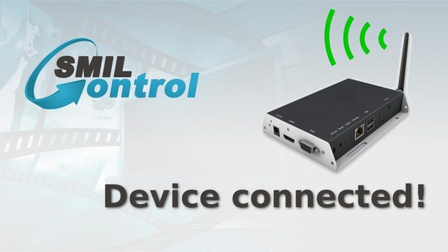 Digital Signage Player connected