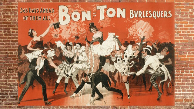 Old Burlesque Billboard