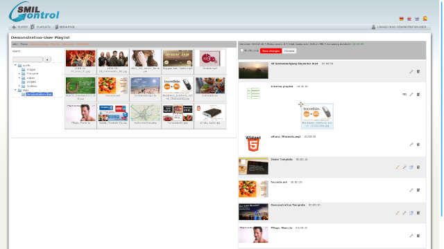 SmilControl Playlist Editor